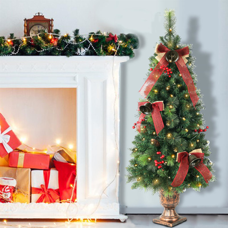 Lighted Artificial Christmas Tree