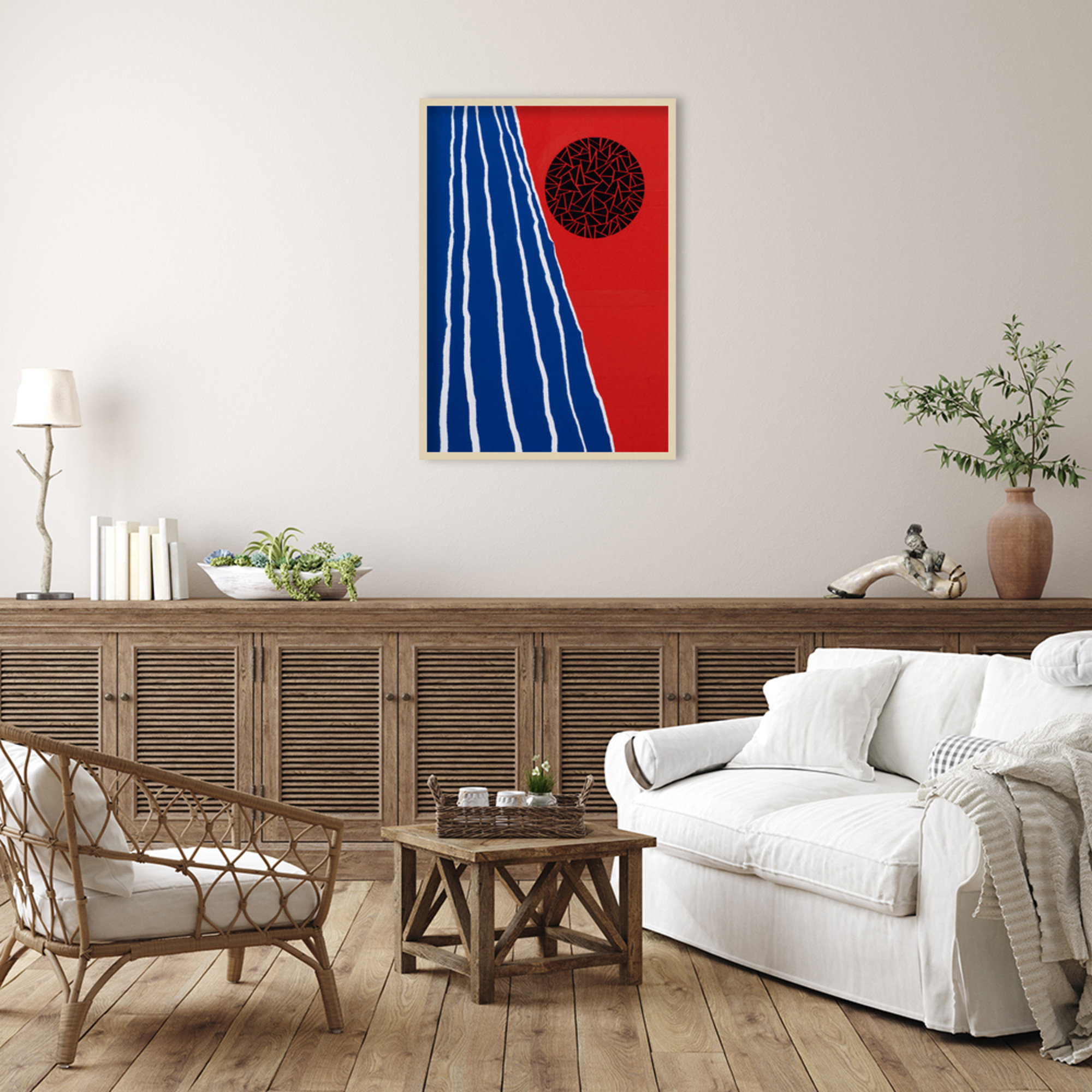 Orbis Factor by Alex Dunn, Brown, 41" H x 30" W x 1" D