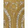 Mehndi Hand Braided Geometric Area Rug in Gold