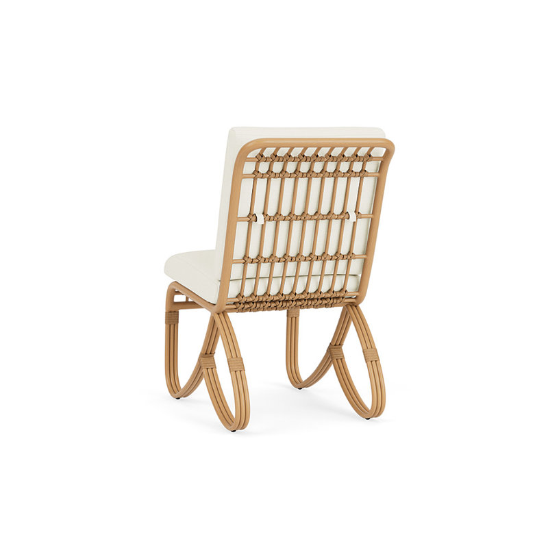 Riviera Outdoor Dining Side Chair, Sailcloth Salt