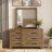 Antibes Rowane 2-Piece Dresser And Mirror Set