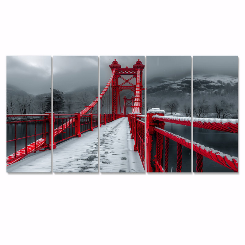 Gamez - ensemble d'art mural Bridges, H 32 po x l 80 po