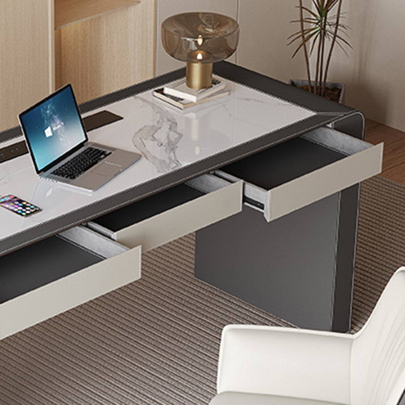Unique and Stylish Desk, 29.92" H x 62.99" W x 23.62" D