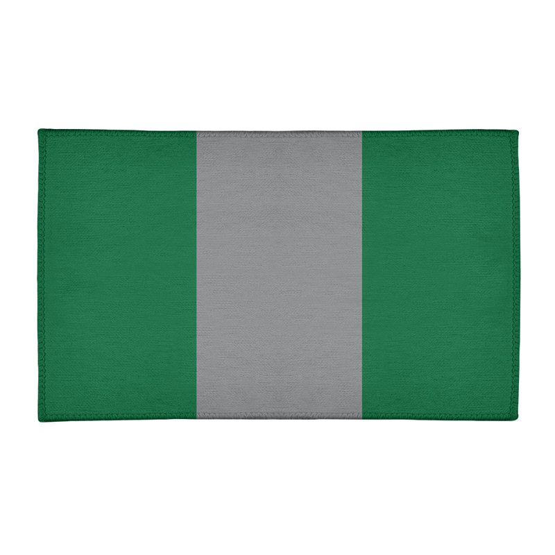 Tapis en poly à rayures de football philadelphia retour, Rectangle 3 pi x 5 pi