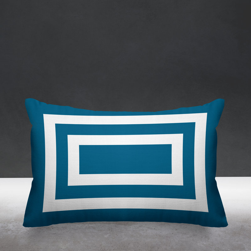 Coussin décoratif intérieur / extérieur Burt, Turquoise