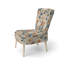 Chaise d'appoint rembourrée Carnation Floral