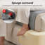 Cadre de lit Fournier AirFrame King avec tête de lit, cadre de lit plateforme rembourré Cloud, rembourrage en mousse de 12 cm, sans sommier, montage facile-84185289-84464860