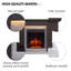 STRATFORD FLAMME 89cm W Electric Fireplace-1532186540