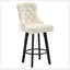 Tabourets de bar rotatifs modernes Tabourets de bar en velours Tabourets de bar capitonnés à boutons Rivet pour îlot de cuisine, bistro, avec anneau de traction en métal Robuste repose-pieds Grand bar pour la maison-1968054123
