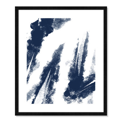 Ferne "Navy Striking Seams 2" Print