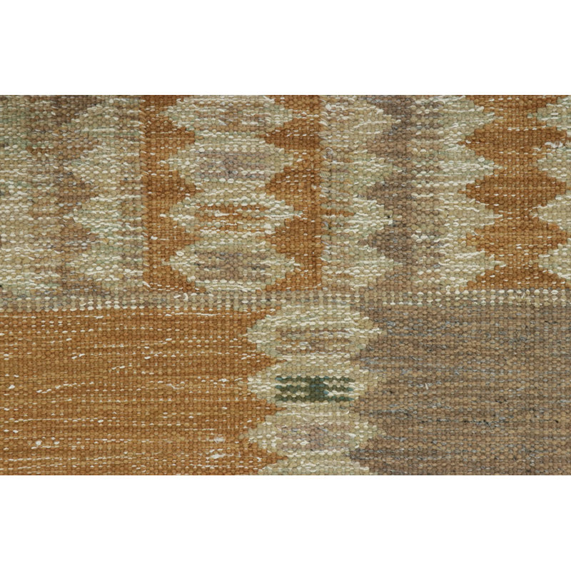 Sacndinavian Wool Geometric Area Rug, Rectangle 10' x 14'