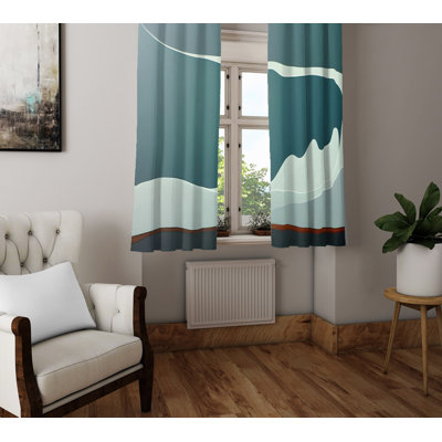 Dezirey Semi Sheer Curtain Pair