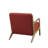 Novak Upholstered Mid-Century Armchair with Wood Arms and Frame-1467081223-1355296396