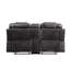 Braylon Synthetic Leather Recliner Loveseat With Cupholder Console