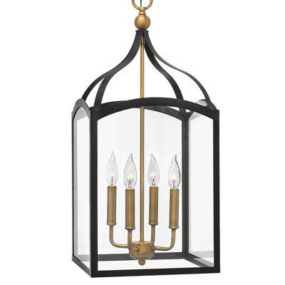 Jeremie 4 - Light Lantern Rectangle Pendant