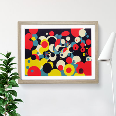 XH1022-3016X Electrifying Abstract Art - Single Picture Frame Painting