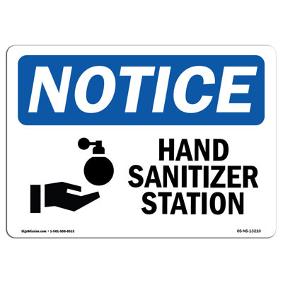 Hand Sanitizer Station Sign