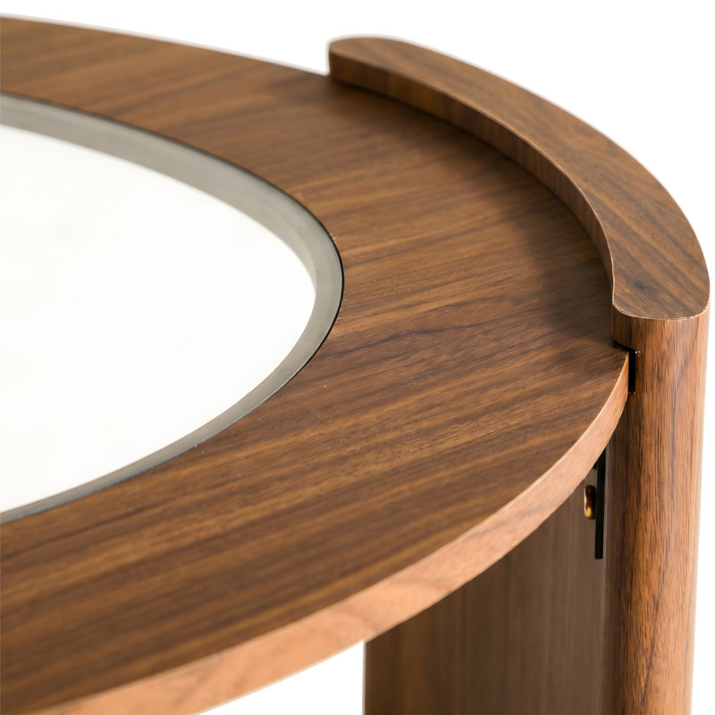 Mid-Century Modern Round Coffee Table