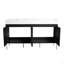 60" Freestanding Bathroom Vanity With Resin Double Sink, Storage Cabinet With Soft Closed Doors (KD-Package)
