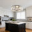  Luccas 5 - Light Modern Dimmable Round Crystal Black Chandelier for Bedroom, Kitchen, Living Room, Foyer-1212761091