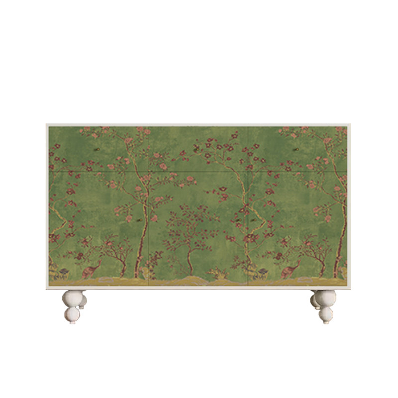 Buffet moderne Modern, White/Green
