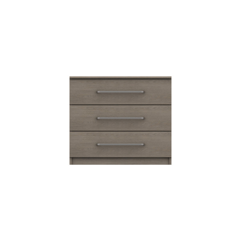 Bushnell 72.5cm W 3 - Drawer Chest of Drawers, Grey
