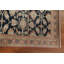Tapis turc bleu marine à motif floral Ziegler 4 x 6