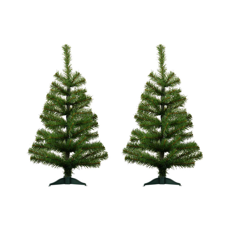 60cm H Artificial Pine Christmas Tree, Green