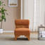 Chaise d'appoint moderne à dossier roulé Aundray-1196127204