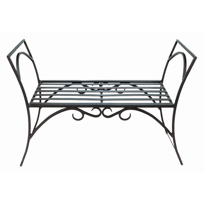 Banc de jardin en fer forgé Arona