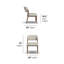 Chaises demi-tonneau Lyra (ensemble de 2)