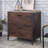 Lateral File with Full-Extension Slides, Dark Walnut finish
