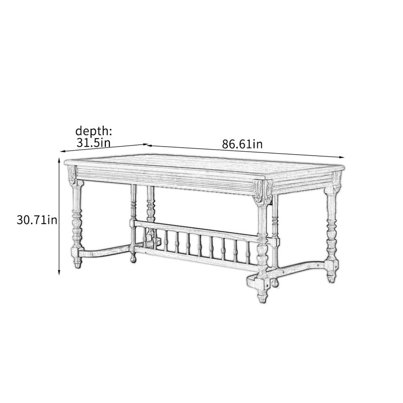 Dona, 30.71"H x 86.61"L x 31.5"W