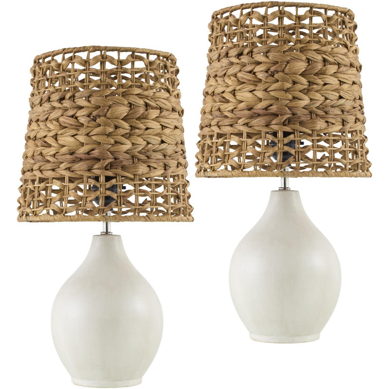 Lampe de table Azmeer, Crème