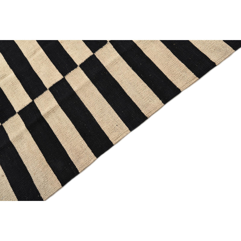 Tapis noir et blanc Jessen