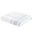 Housse de couette en coton 5 pièces double / grand - 100% tissé avec housse et taies décoratives Coussins décoratifs multicolores à fermeture à glissière à rayures texturées look moderne