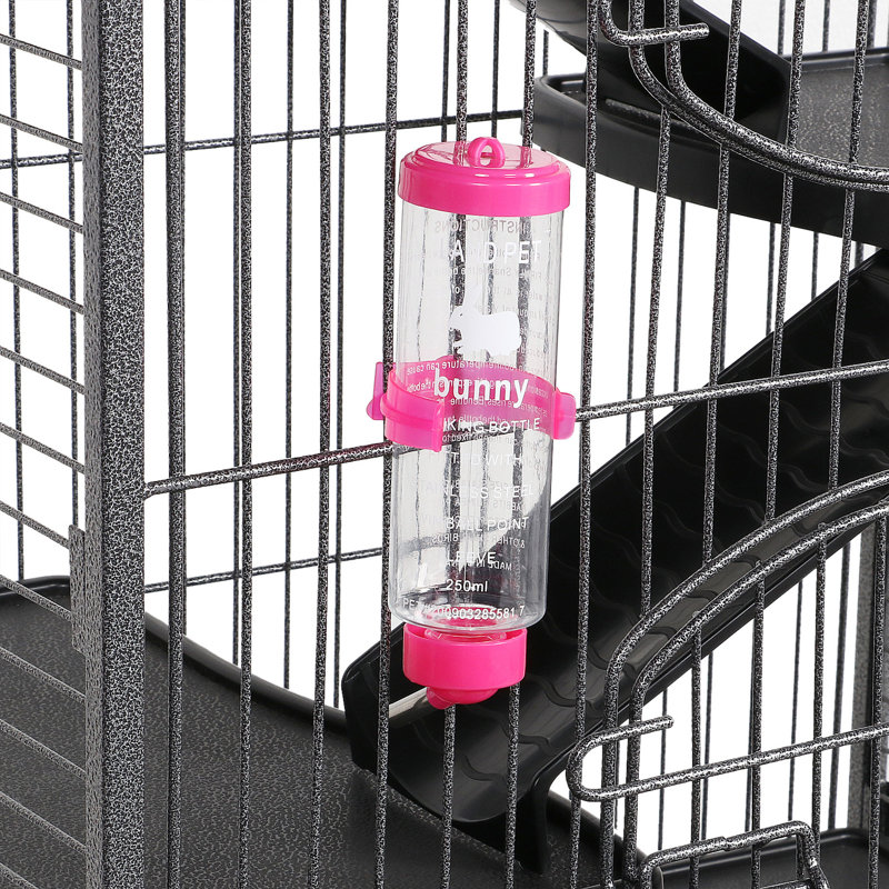 Cage à souris avec rampe Glisson, Noir, Super (H 52 po x l 25 po x L 17 po)
