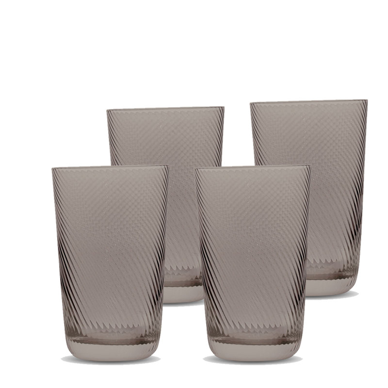 18 oz. Aftina Retro Smoke Verre cristal Highball