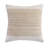 Coastal Cotton and Jute Striped Woven Throw Pillow