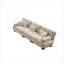 Canapé modulaire, canapé modulaire 3 places à assise profonde et confortable pour le salon | Café clair | Chenille