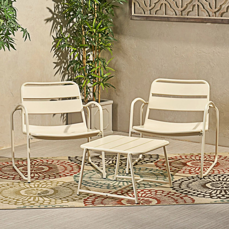 3PC Chat Set, Matte White