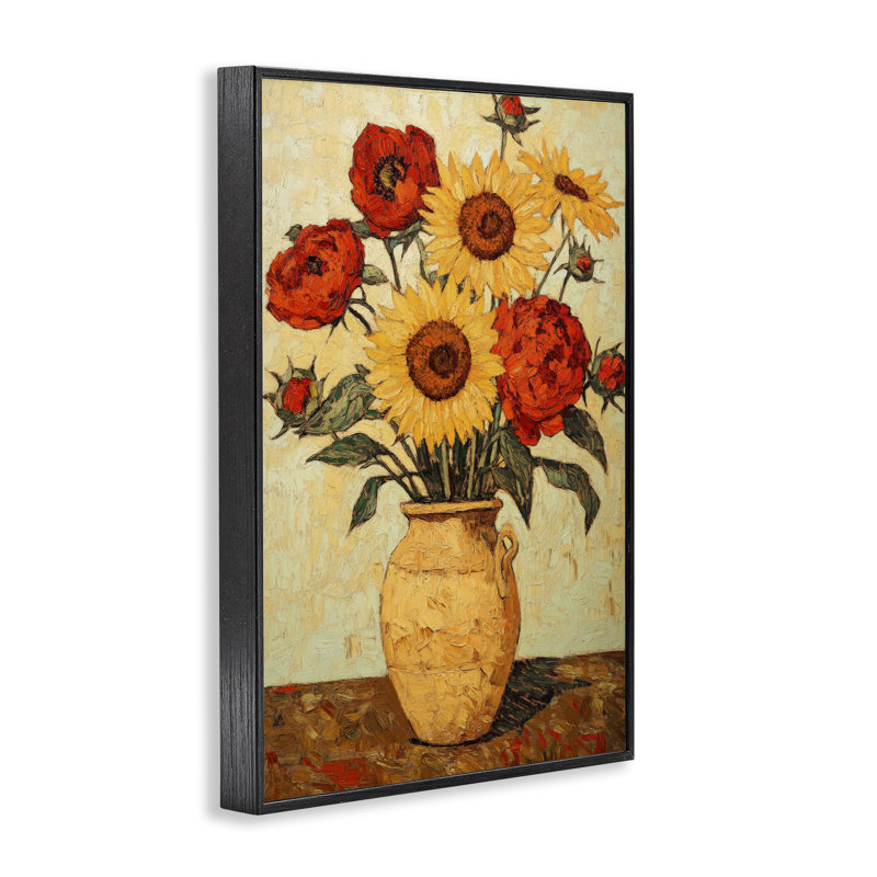 «Rustic Flower», giclée encadrée par Petal Prints Design, H 18 po x l 12 po, Giclée encadrée noir minuit