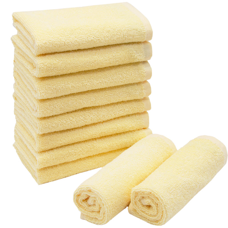 Midweight Bath Towel, Yellow