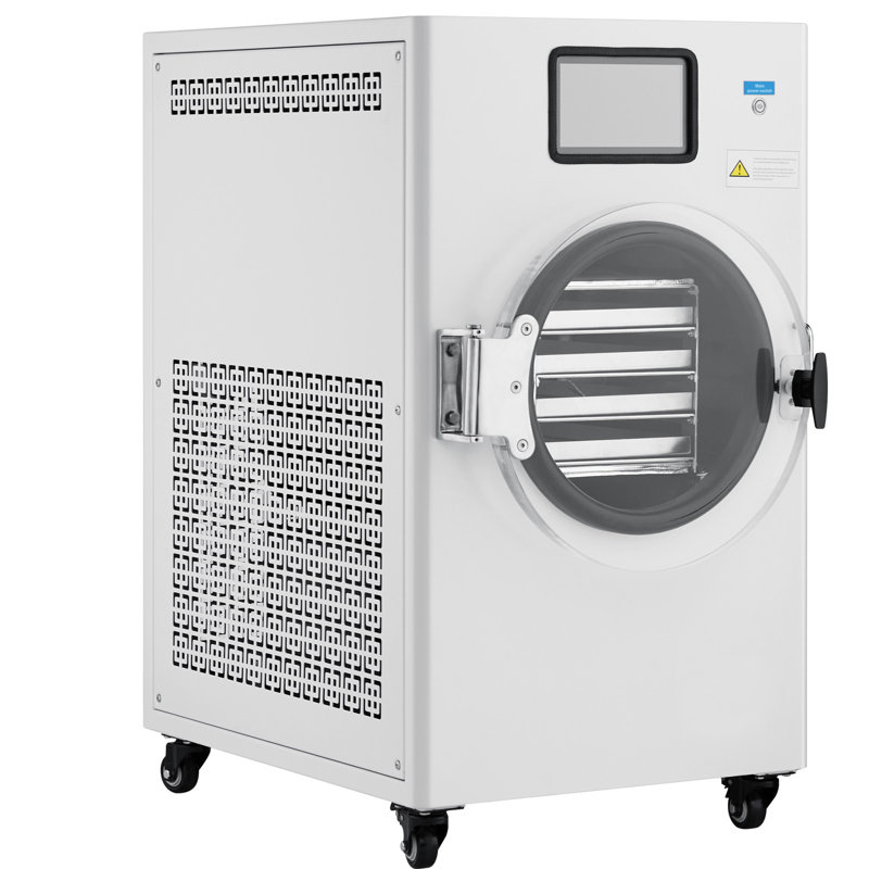 Machine à lyophiliser les fruits à 4 couches avec pompe - noir, Blanc