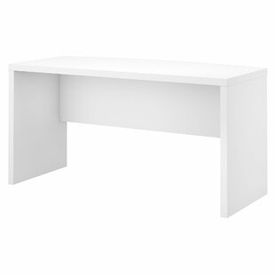 Carmel L-Shaped Desk with White Modesty Panel