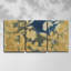 «Yellow Grapevines Forever» - Toile encadrée à pièces multiples-1149952896