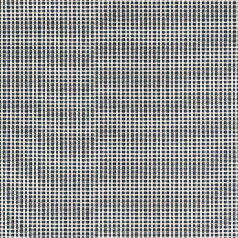 Aruba Check Fabric, Navy