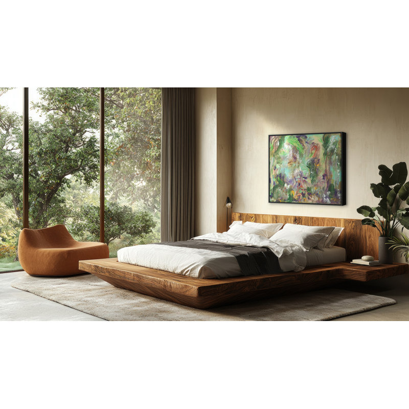 Edgewood Print, 46" H x 46" W, Black