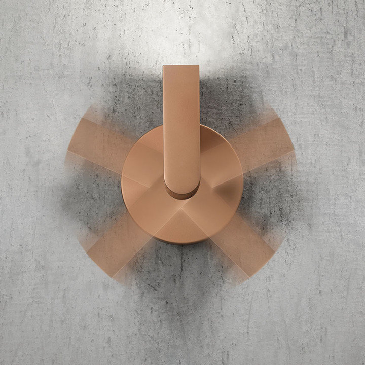 Projecteur à DEL 1 lumière Eger, Cuivre