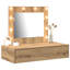Glass Medium Mirror Vanity Table-1651553469